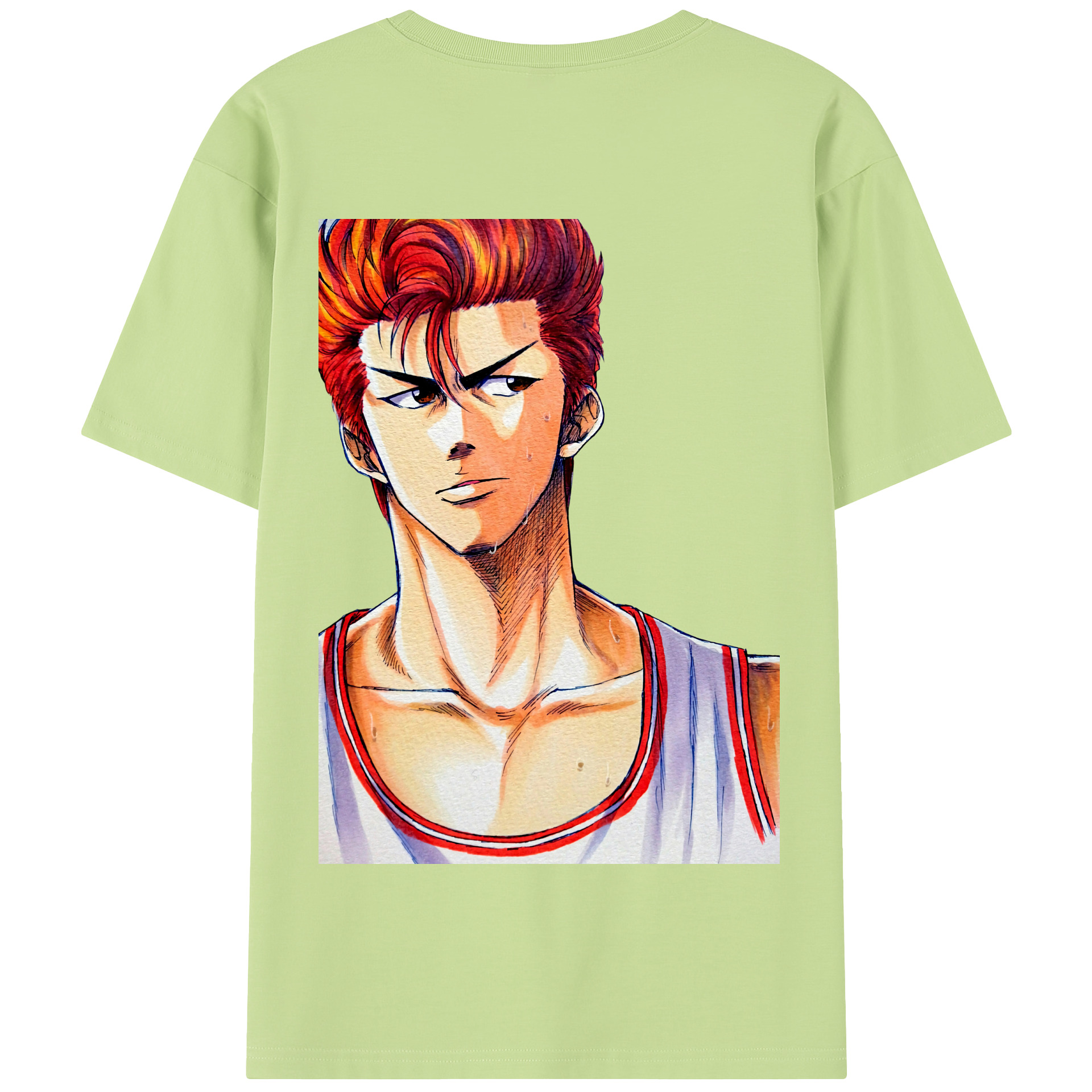 SLAM DUNK／スラムダンク 綿100％半袖Tシャツ（背面プリント）